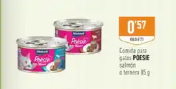 Supermercados Deza POESIE Comida para gatos salmón o ternera oferta