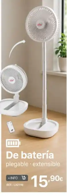 De batería plegable extensible