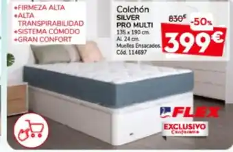 SILVER PRO MULTI Colchón