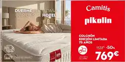 Conforama Colchón edición limitada 75 años oferta