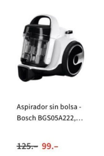 MediaMarkt Aspirador sin Bolsa - Bosch BGS05A222 oferta