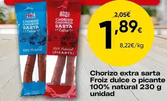 Martínez - chorizo extra sarta 100% natural