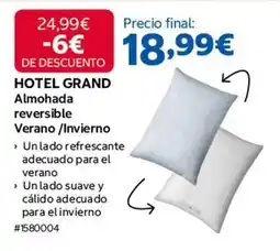 Costco Grandes hoteles - almohada reversible verano/invierno oferta