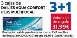 Costco Plus - 3 cajas de dailies aqua comfort multifocal oferta