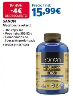 Costco Sanon - melatonina retard oferta