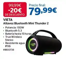 Costco Vieta - vita altavoz bluetooth mini thunder 2 oferta