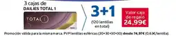 Costco Total - 3 cajas de dailies 1 oferta