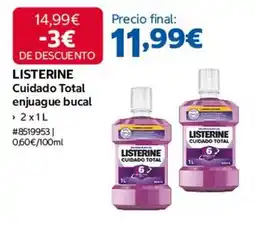 Costco Listerine - cuidado total enjuague bucal oferta