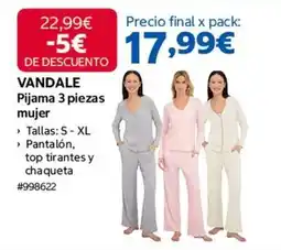 Costco Pijama 3 piezas mujer oferta