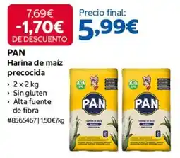 Costco Pan - harina de maiz precocida oferta