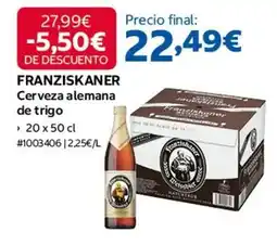 Costco Franziskaner - cerveza alemana de trigo oferta