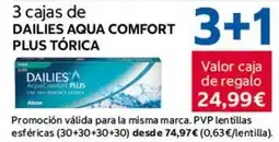 Costco Plus - 3 cajas de dailies aqua comfort tónica oferta