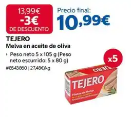 Costco Tejero - melva en aceite de oliva oferta