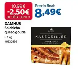 Costco Premium - salchicha queso gouda oferta