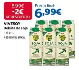Costco Vivesoy - bebida de soja oferta