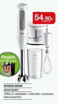 Milar Braun - batidora mq50236mwh oferta