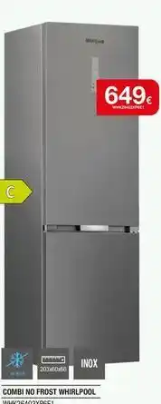 Milar Whirlpool - combi no frost inox whk26403xp6e1 oferta