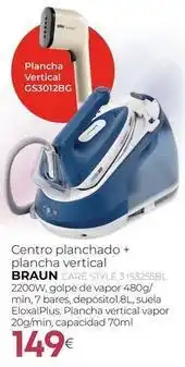 Tien 21 Braun - centro planchado + plancha vertical care style 3 is3255bl oferta