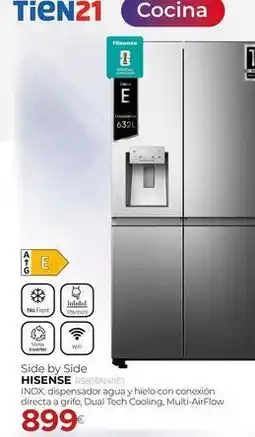 Tien 21 Hisense - side by side oferta
