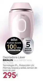 Tien 21 Braun - depiladora láser silk expert mini ipl-pl1100 oferta