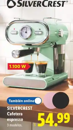 Lidl SILVERCREST Cafetera espresso oferta