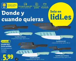 Lidl SILVERCREST Set de cuchillos oferta