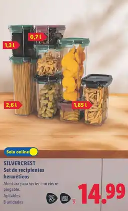 Lidl SILVERCREST Set de recipientes herméticos oferta