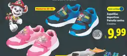 Lidl Zapatillas deportivas Patrulla canina oferta