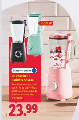 Lidl SILVERCREST Batidora de vaso Vaso oferta