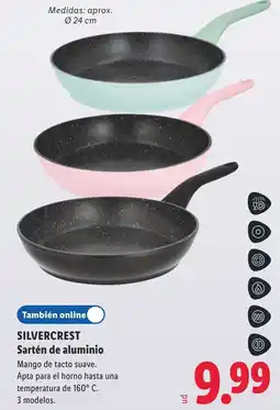 Lidl SILVERCREST Sartén de aluminio oferta