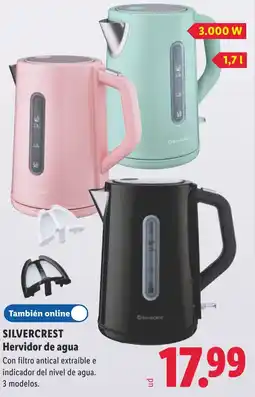 Lidl SILVERCREST Hervidor de agua oferta