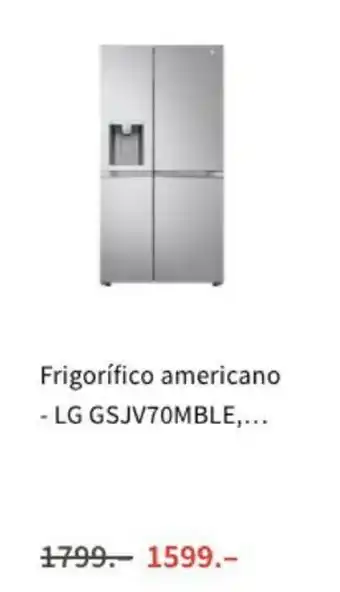 MediaMarkt Frigorifico Americano - LG GSJV70MBLE oferta