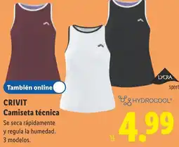 Lidl CRIVIT Camiseta técnica oferta
