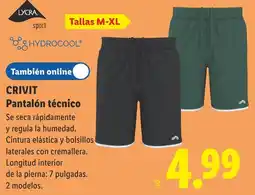 Lidl CRIVIT Pantalón técnico oferta
