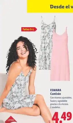 Lidl ESMARA Camisón oferta