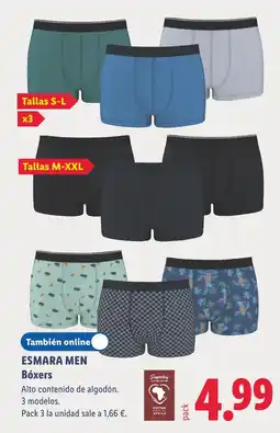 Lidl ESMARA MEN Bóxers oferta