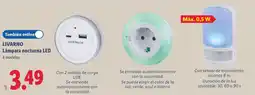 Lidl LIVARNO Lámpara nocturna LED oferta