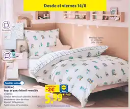Lidl LIVARNO Ropa de cama infantil reversible oferta