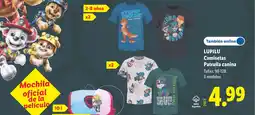 Lidl LUPILU Camisetas Patrulla canina oferta