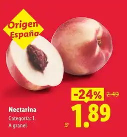 Lidl Nectarina oferta