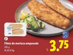 Lidl Filete de merluza empanado oferta