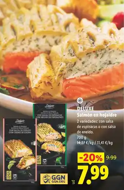 Lidl DELUXE Salmón en hojaldre oferta
