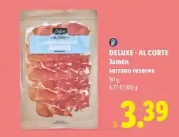 Lidl DELUXE - AL CORTE Jamón serrano reserva oferta