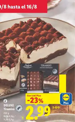 Lidl DELUXE Tiramisú oferta