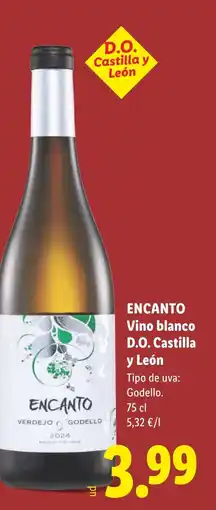 Lidl ENCANTO Vino blanco D.O. Castilla y León oferta