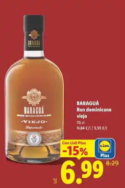 Lidl BARAGUÁ Ron dominicano viejo oferta