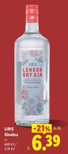 Lidl LIRIS Ginebra oferta