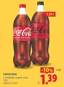 Lidl COCA COLA oferta