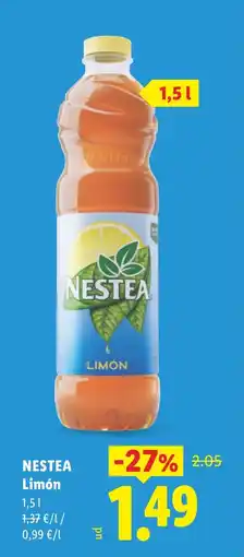 Lidl NESTEA Limón oferta