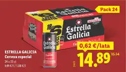 Lidl ESTRELLA GALICIA Cerveza especial oferta